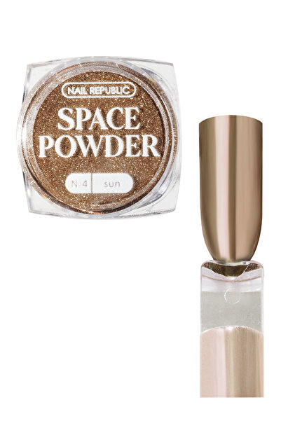 Nail Republic Tırnak Tozu Space Powder Altın No:04 Sun 0,2 gr – Nail Art Işıl...