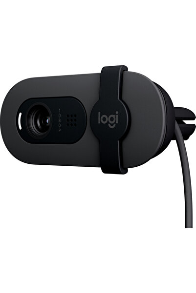 logitech Brio 100, Full HD 1080p, 30 fps, Negru