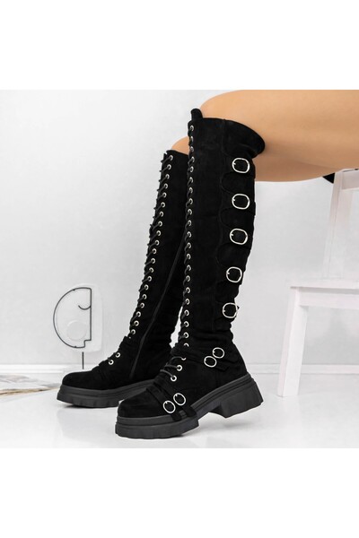 mei Γυναικείες Μπότες 3ZP6 Μαύρες