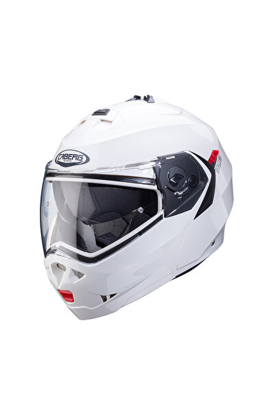 Caberg DUKE X TOUR ÇENE AÇILIR MOTOSİKLET KASKI METAL WHITE