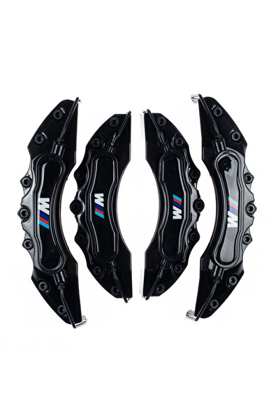 Modifiyecim SİYAH BMW M 4'LÜ KALİPER SETİ YAPIŞTIRMA LOGOLU