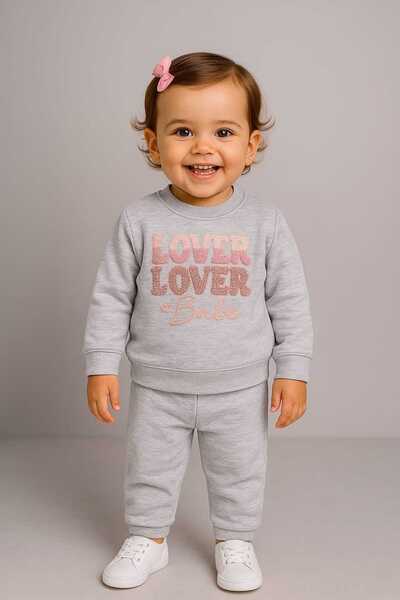 MyPrettyBaby Lover Babe Süzene Embroidered 100% Cotton Two-Strand Seasonal Fabric Top and Bottom 2-Piece Set