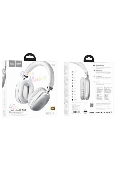 Hoco W35, Over-Ear, BT 5.3, IPX4, ANC, Silver