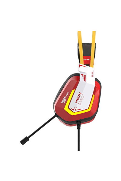 DAREU Gaming headphones EH732 USB RGB Rosu