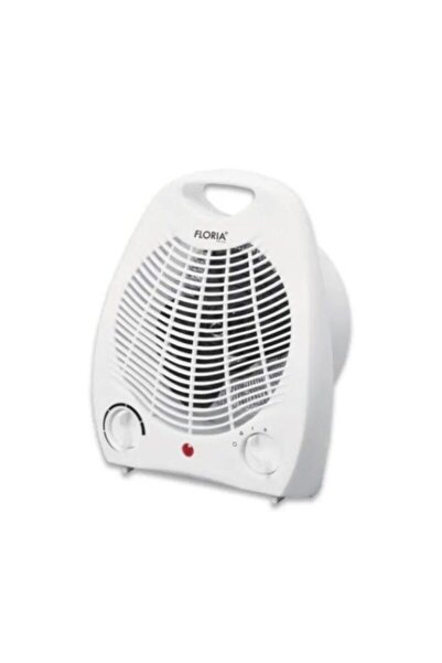 OEM White fan heater with 2 power settings 1000W/2000W and indicator light