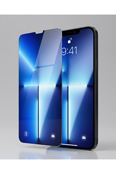 TeknoŞen واقي شاشة زجاجي لآيفون 14 بلس مع أداة تطبيق، زجاج مضاد للكهرباء السا...