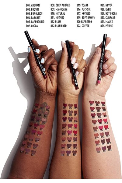 Attention Care N.YX Professional Lip Liner - 820 Espresso