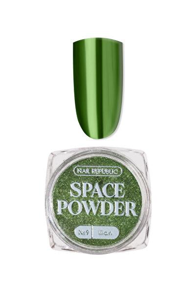 Nail Republic Tırnak Tozu Space Powder Yeşil No:09 Fian 0,2 gr – Nail Art Işı...