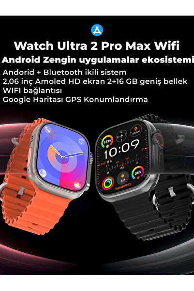 LEERFEI Watch Ultra 2 Pro Max Wifi Android Akıllı Saat