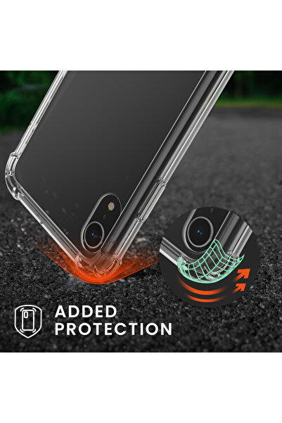 KWmobile Case for Apple iPhone XR, Silicone, Transparent, 47249.07