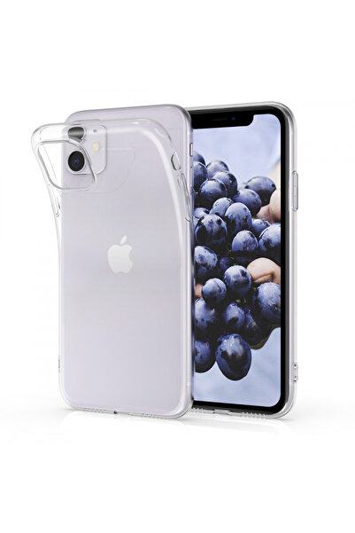 KWmobile Case for Apple iPhone 11, Silicone, Transparent, 50355.03