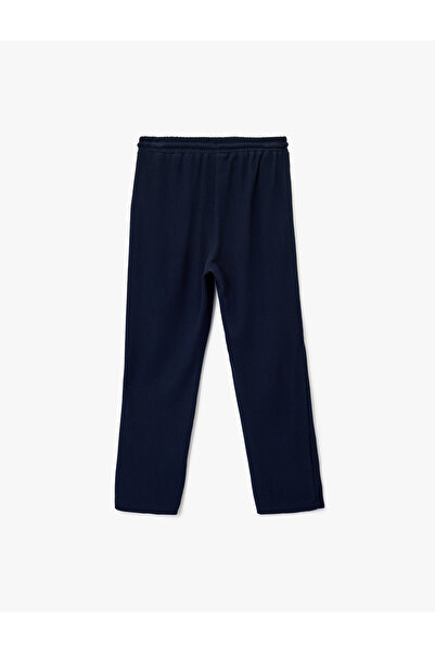 Koton Cotton Pocketed Regular Fit Lace-Up Waist Sweatpants