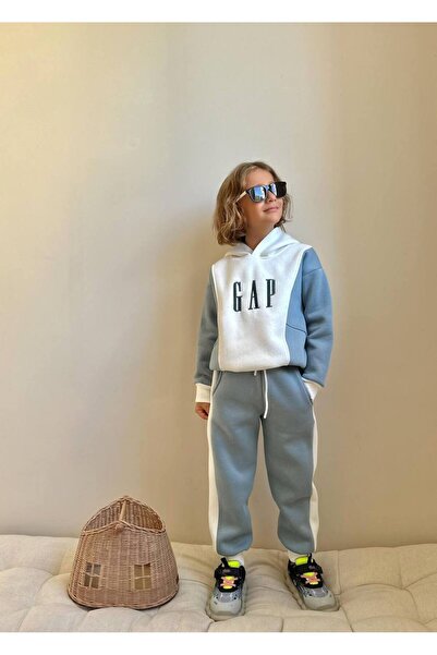 Jolly Kids Boy's Hooded Sweatshirt Color Block Winter Set