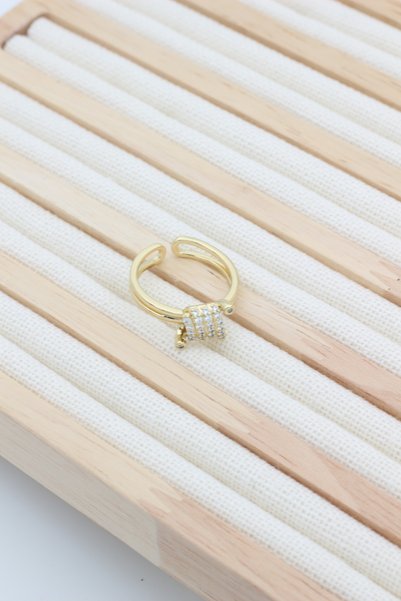 XUPING JEWELRY Style Pearl/Xuping Jewelry Baroni Zircon Stone Ring (Please Check the Size Chart Carefully before Placing Your Order.)