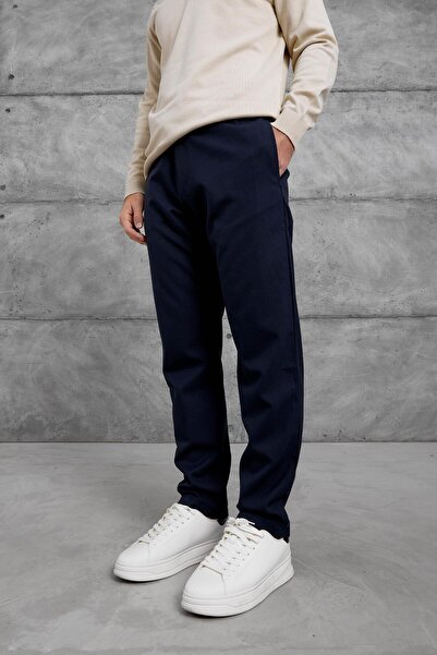 NOMARC Παντελόνι από ύφασμα Navy Blue MMX JOGGER