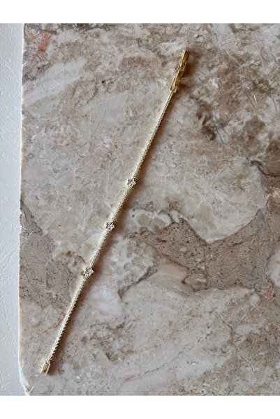 ELENOR Kadın Yıldız Detaylı Zirkon Taşlı Zarif Su Yolu Çelik Bileklik