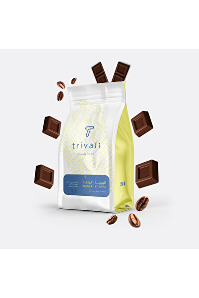 trivali Ethiopian Konga Coffee - 250g | Specialty coffee beans, dried and highly sweet