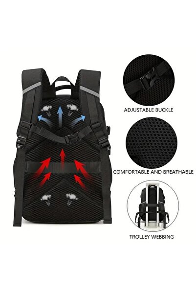 SUAU Travel Backpack – 40x30x20 cm, Carry-on Luggage Accepted by Wizz Air, RyanAir, easyJet, Vueling