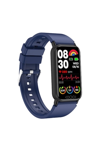 OEM TK72 Smart Bracelet - glucose, uric acid, lipids, SpO2, sleep, heart rate, temp, BP, IP68, blue