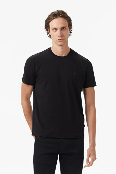 Nautica Men's Black Classic Fit T-Shirt