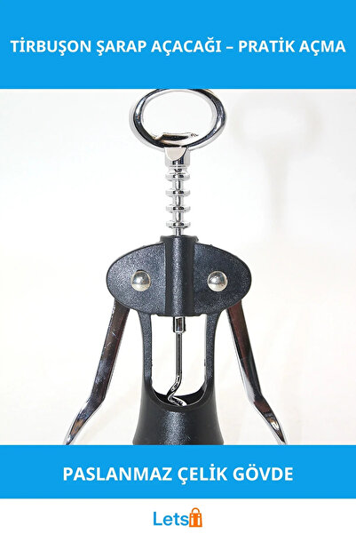 Letsii فتاحة النبيذ المريحة المصنوعة من الفولاذ المقاوم للصدأ، عملية الاستخدام