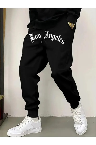 Flaubert -Men's Printed Sweatpants Trousers 3-Thread Quality Fabric Elastic W...