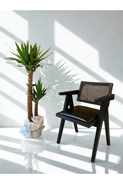 Luna Pergel Hazeranlı Model Hasırlı Ahşap Sandalye