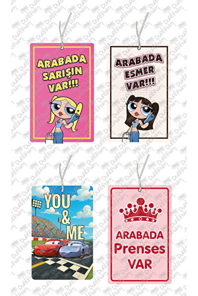 Duftpalm KADINLARA ÖZEL EN SEVİLEN ESMER - SARIŞIN - PRENSES - YOU&ME 4 LÜ AR...