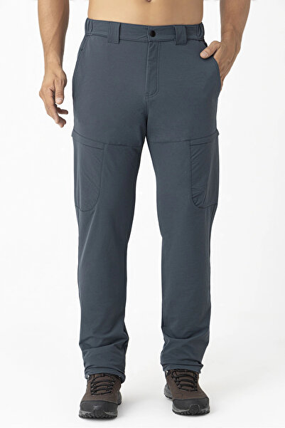 Crozwise Ανδρικό παντελόνι εξωτερικού χώρου με στενό πόδι Anthracite 2240-06