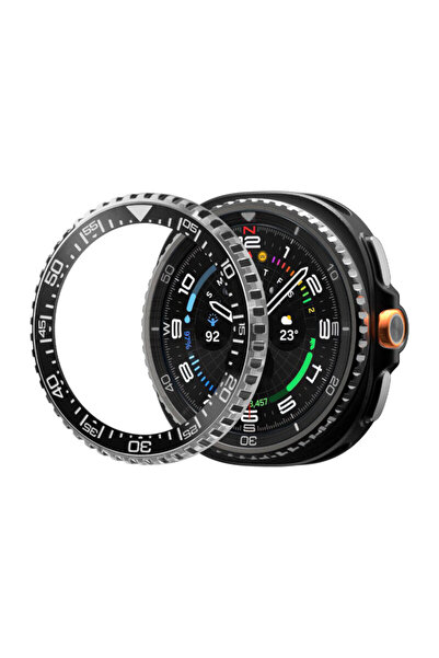 Spigen Protective Bezel Frame for Samsung Galaxy Watch8 Classic, Black