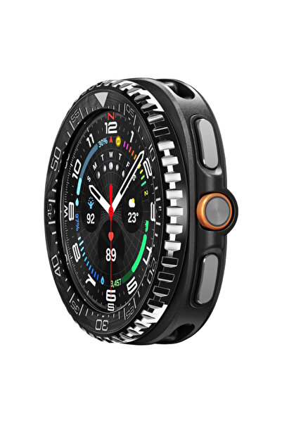 Spigen Protective Bezel Frame for Samsung Galaxy Watch8 Classic, Black