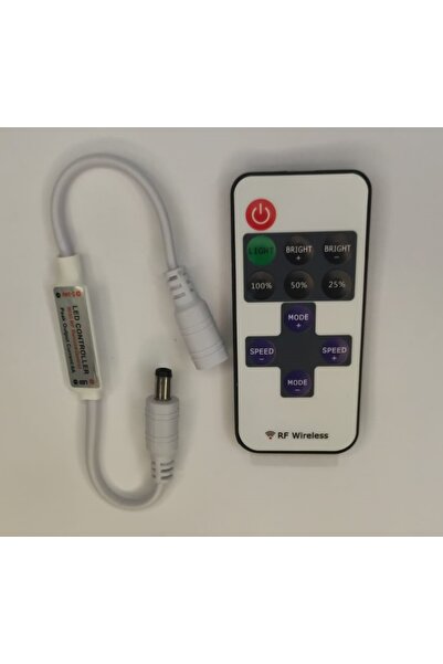 OEM 12V LED strip controller on wire 2.1x5.5 mm 11 keys + Wireless remote control