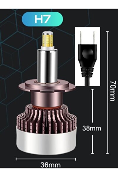 Other XSTORM LED BULBS H7 160W 360° 25000LM POWERFUL CAN