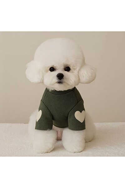 Dolce Pets Kedi Köpek Kıyafeti Kalpli Kazak