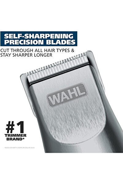 Wahl Groomzman Rechargeable Beard Trimmer - All-in-One, Precision Blades (Model 9918-1427)