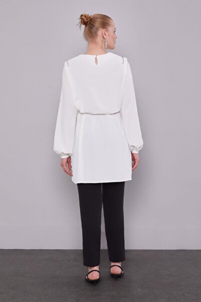 Levidor Μαύρο παντελόνι με λεπτομέρειες στην τσέπη