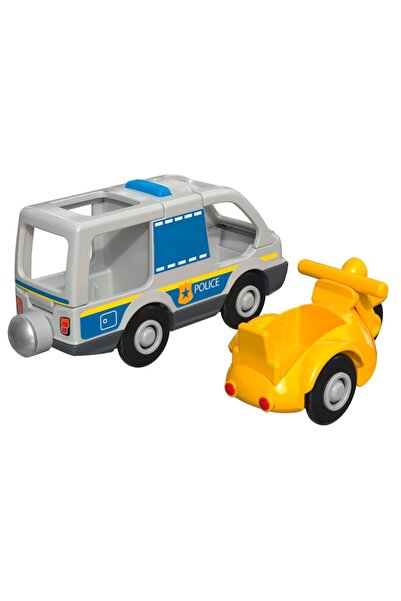 PLAYTİVE Police vehicle set with lights and sound, with accessories, 7 pieces
