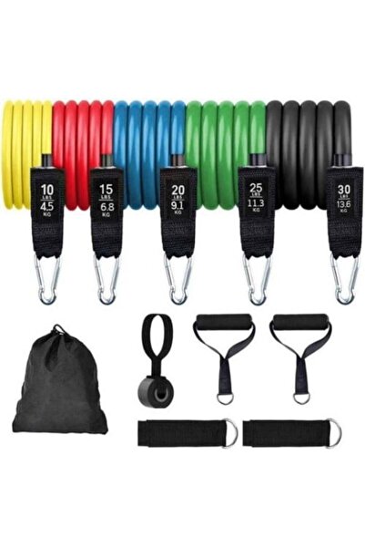 orima مجموعة حبال المقاومة مع عدادات رقمية (11 قطعة) - موديل HJ-60068