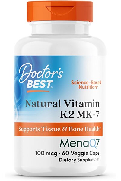 Doctor's Best Natural Vitamin K2 Mk7 Men & Women - Bone Health 100 Mcg Menaq7...
