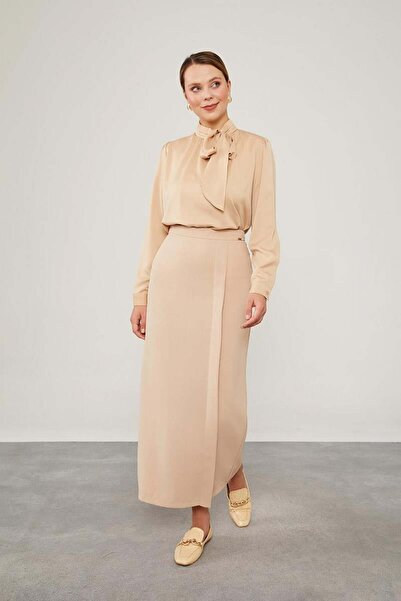 Levidor Stone Stripe Detail Pencil Skirt