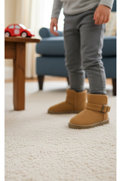 GEZER Boys' Nursery School House Slippers with Buckle. Boys' Slippers with Buckle