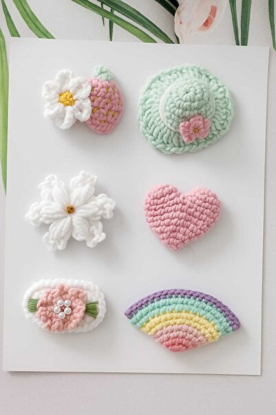 Hand Mother's Since 2024 Sacsız Bebek Tokası Handmade %100 Cotton Karma 6'lı ...