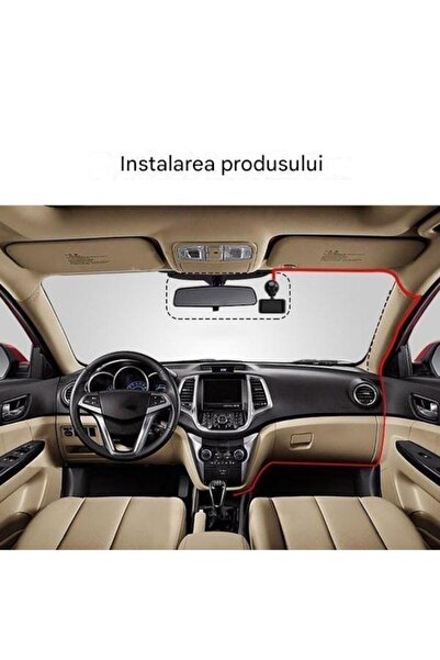 BUGHY'S Camera Auto DVR, Dubla Full HD 1080p, Senzor de Miscare si G-Sensor, Inregistrare in bucla