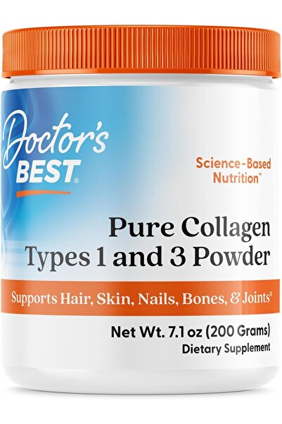 Doctor's Best كولاجين نقي من النوعين 1 و 3 يعزز صحة البشرة والشعر والأظافر - ...