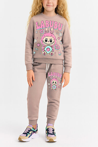 MODANINO Set pentru fetiță 3 fire Ş cu căptușeală din fleece K personaj B cu ...