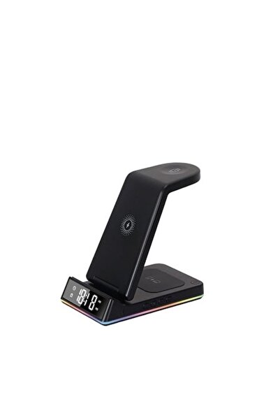 Siegdorn 5-in-1 Magnetic Wireless Charger, 15W Fast Charging, Black