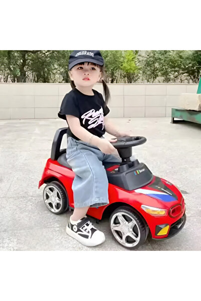 My modern game Ride-on push car for indoor and outdoor use for children aged 3 years and above, equipped with lights and 4 wheels.