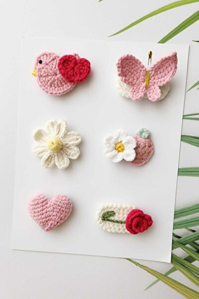 Hand Mother's Since 2024 Sacsız Bebek Tokası Handmade %100 Cotton Karma 6'lı ...