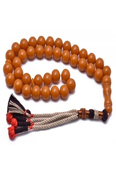 Eagal Round Brown Amber Prayer Beads (Tasbih)