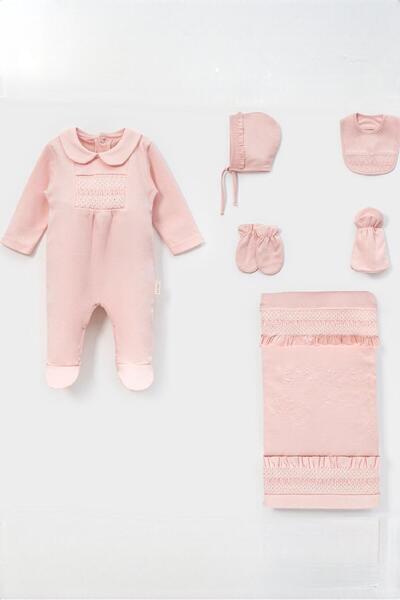 Cherub Baby طقم ملابس للمواليد الجدد من البنات مكون من 6 قطع مع بطانية، مصمم ...